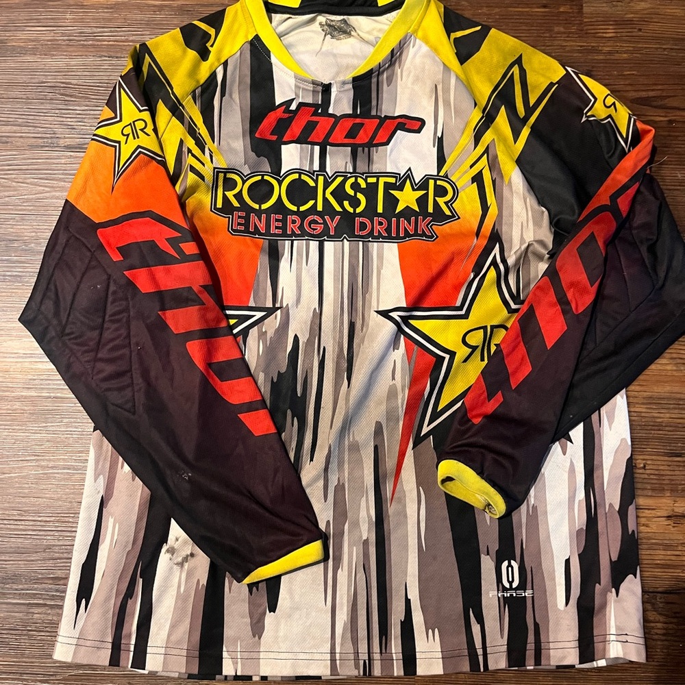 Thor Red and Yellow Racing Jersey